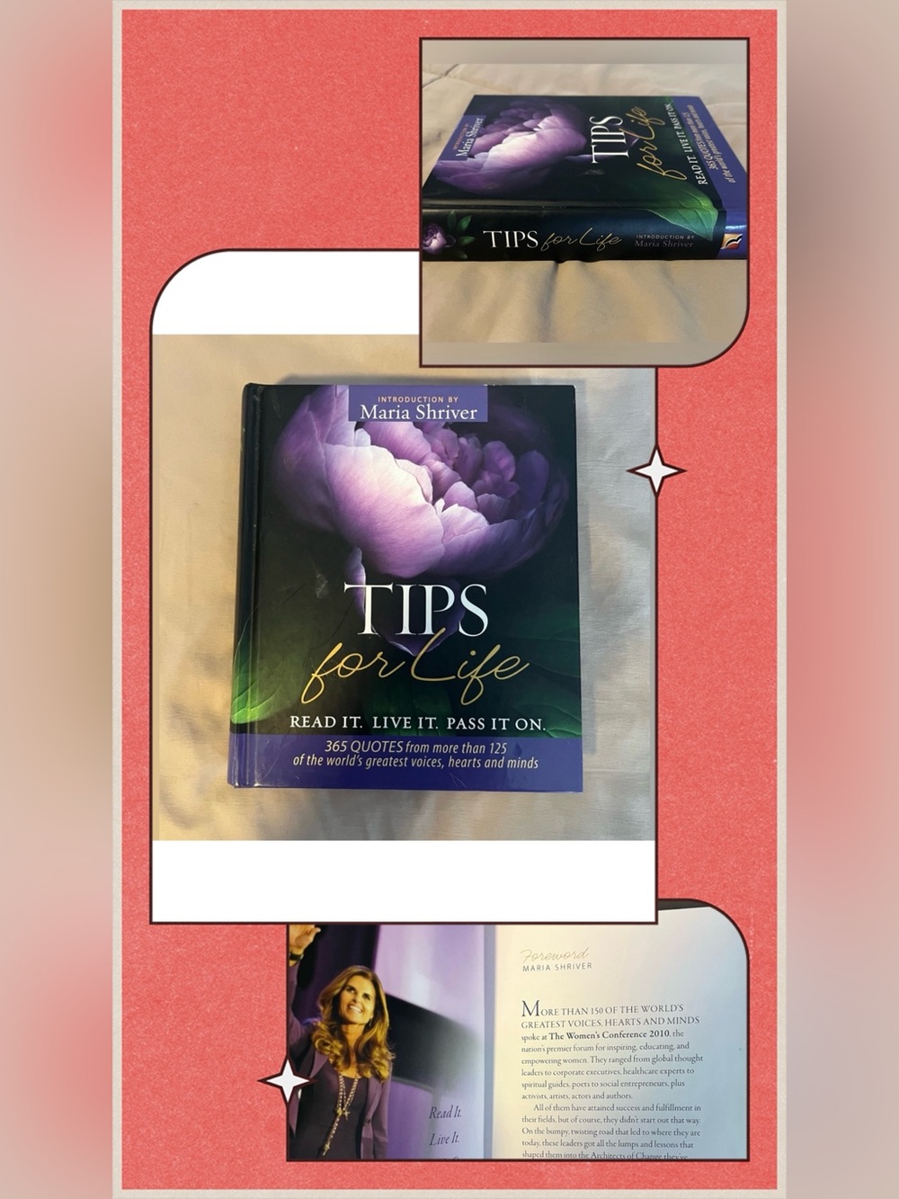 Tips For Life Self Help 365 Quotes For The Year Shriver Oprah RBG Obama Sawyer
